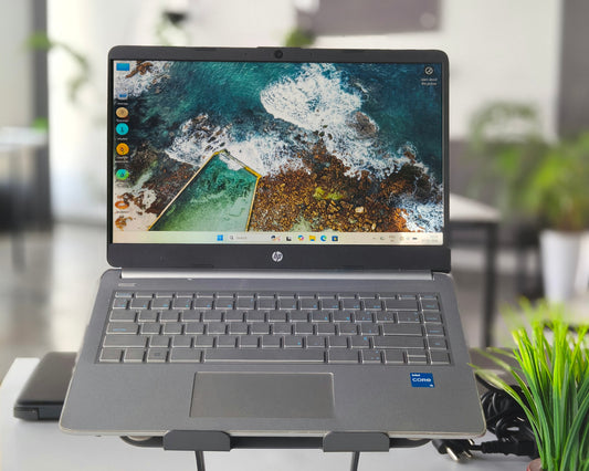 Hp Laptop 14 i5 11th Gen (8 GB RAM,256 GB SSD,Onboard UHD Graphics) - 1 Year Warranty (Refurbished)