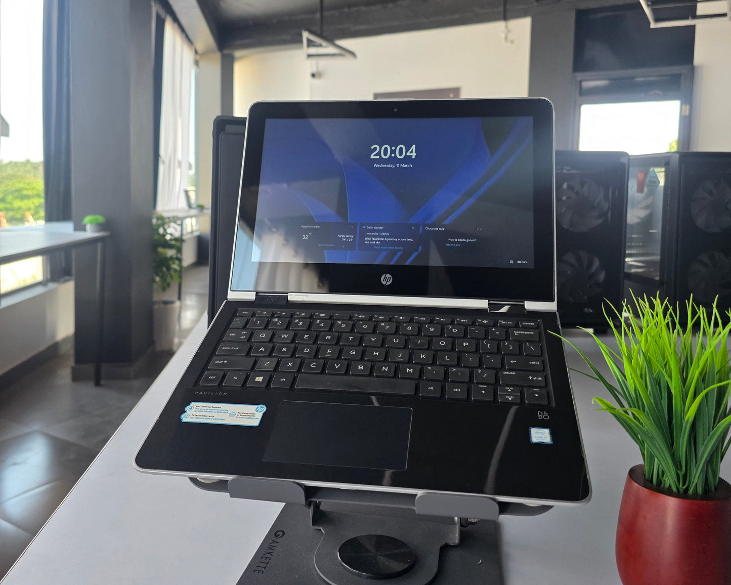 HP Pavillion x360 i3 8th Gen(8GB RAM, 256GB SSD, Onboard UHD Graphics) - 1 Year Warranty (Refurbished)