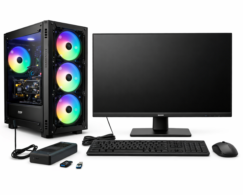 BRAND NEW GAMING & WORK STATION PC I7 8th Gen (8 Gb RAM, 256 GB SSD, 1 TB HDD, 4 Gb Graphics Card ) - 3 year warranty