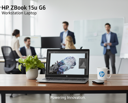 HP ZBook 15u G6 Workstation Laptop i7 8th Gen(16 GB Ram,512 GB Nvme SSD,4 GB Graphics card AMD Radeon)