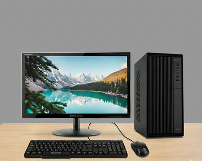 Intel core I5 (8 GB Ram,256 GB SSD,1 TB HDD) 19 inch Monitor, Keyboard and Mouse- 3 Years Warranty