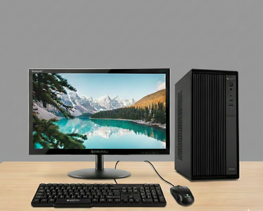 Intel core I5 3rd Gen (8 GB Ram,256 GB SSD,1 TB HDD) 19 inch Monitor, Keyboard and Mouse- 3 Years Warranty