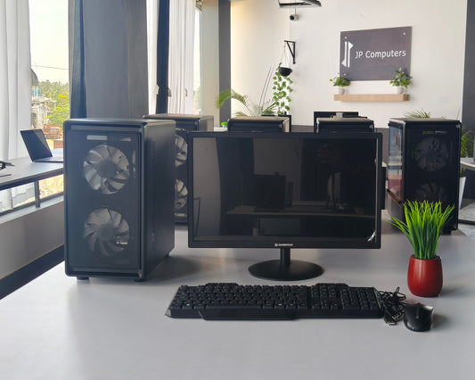 intel core i5 8th Gen (8 GB Ram,256 GB SSD, 4GB Graphics card) 22 inch Monitor, Keyboard and Mouse- 1 Year Warranty