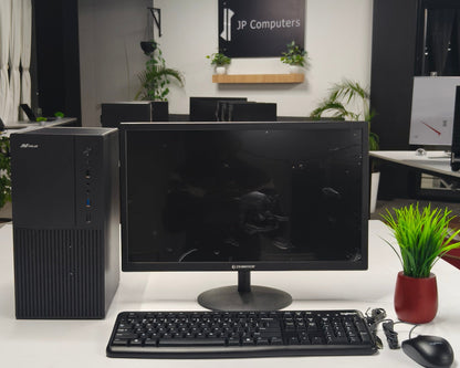Intel core I5 8th Gen (8 GB Ram,256 GB SSD,1 TB HDD) 19 inch Monitor, Keyboard and Mouse- 3 Years Warranty