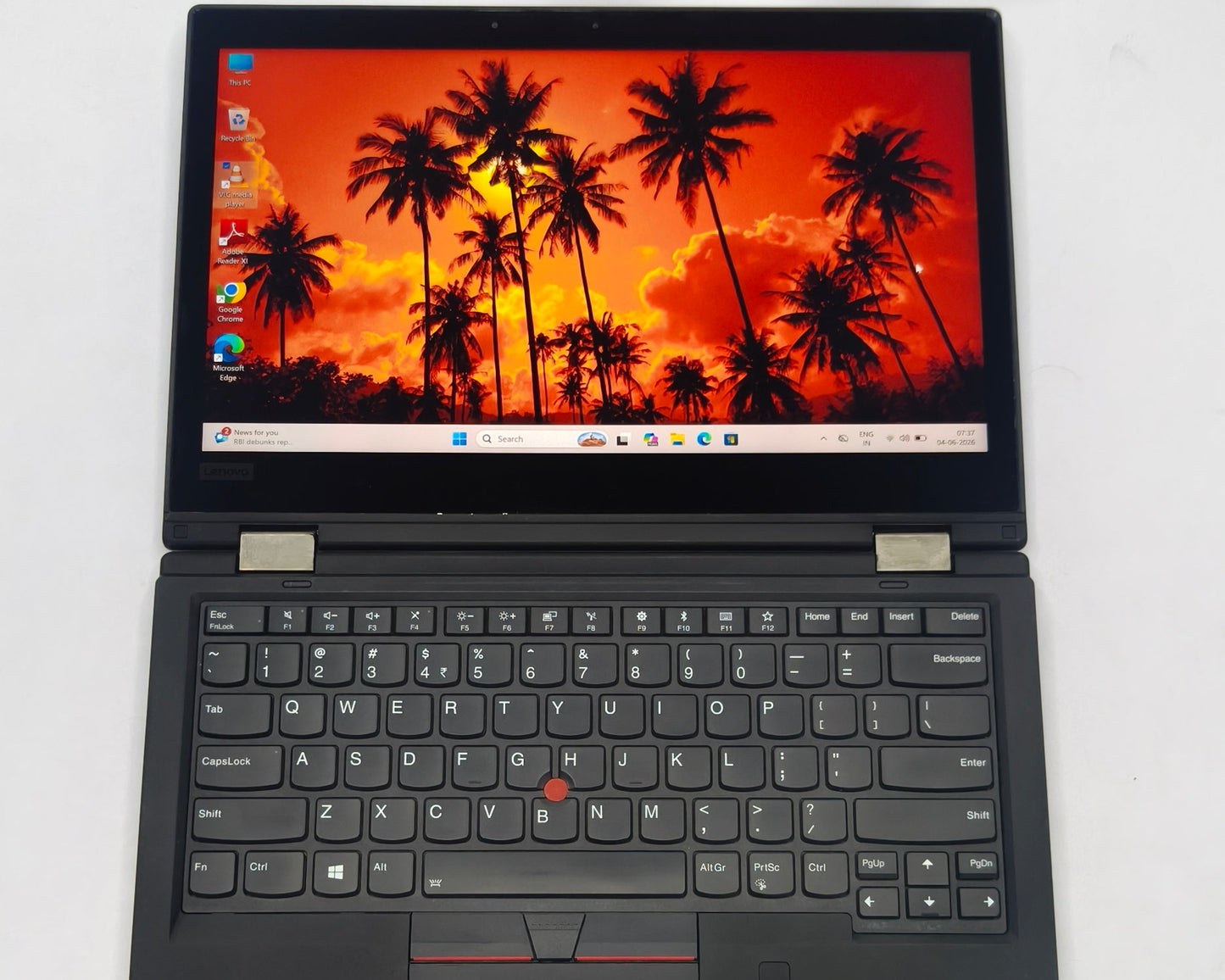Lenovo ThinkPad L390 Yoga i5 8th gen (8 GB RAM,256 GB NVme,Intel UHD Graphics) - 1 Year Warranty (Refurbished)
