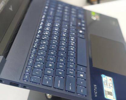 HP Victus 15 Ryzen 7 (16 Gb RAM, 512 GB SSD,6 GB NVIDIA Graphics) - 1 year warranty (Demo)