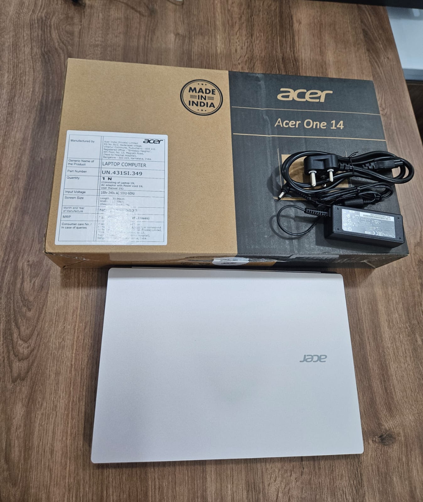 Acer one 14 Ryzen 3 3250 (8 GB Ram, 256 GB SSD, 4GB UHD Graphics)- 1 Year Warranty (BRAND NEW)