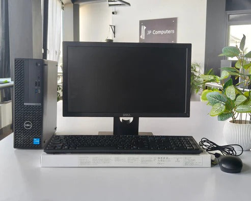 DELL OPTIPLEX intel core i5 8th Gen (8 GB Ram,256 GB SSD, 1 TB HDD, 4GB Onboard UHD Graphics) 19 inch Monitor, Keyboard and Mouse- 3 Year Warranty